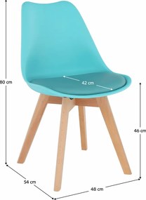 Szék, mentol/bükk, BALI 2 NEW