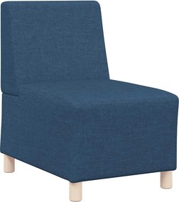 vidaXL moduláris kanapé karfa nélkül kék szövet 55 cm