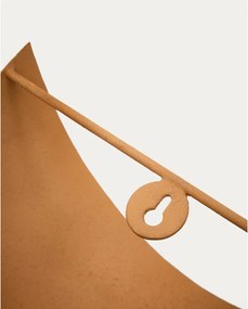 Terrakotta színű konnektorhoz csatlakoztatható fali lámpa Nibla – Kave Home