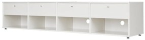 Fehér TV-állvány 214x45 cm Mistral – Hammel Furniture