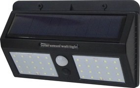 Optonica Napelemes Mozgásérzékelős Kerti Fali LED Lámpa 220lm 1,5W 6000K hideg fehér 7406
