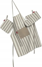 Dekoria Konyhai kötény,kesztyű és fogó szett bézs