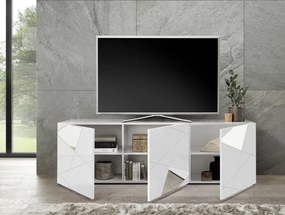 Vittoria 3 ajtós TV állvány fehér 181 cm