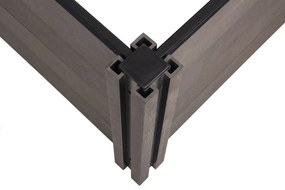 G21 Crop magaságyás 143 x 68 x 54, WPC, Ében