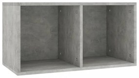 800121 Vinyl Storage Box Concrete Grey 71x34x36 cm Chipboard