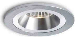RENDL MAYDAY CC süllyesztett lámpa szálcsiszolt alumínium 230V/700mA LED 9W 2700K