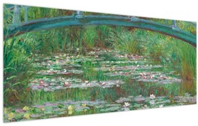 Kép - Claude Monet, The Japanese Footbridge, reprodukciók (120x50 cm)