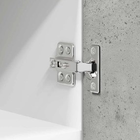 Függő szekrény Riga 2 pcs Beton szürke és fehér 30 x 31 x 40 cm