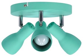 Spotlámpa PICARDO 3xE14/40W/230V türkiz