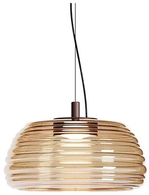 Redo 01-4542 - LED fényerőszabályozható zsinóros csillár ONDULA LED/16W/230V bézs/füstszínű