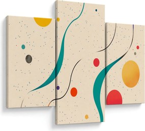 Kép - Minimalista színes illusztráció (90x60 cm)