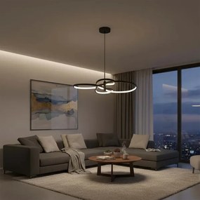 LED függeszték kábelen RIBBON LED/37W/230V 4000K fekete