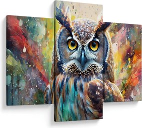 Kép - Egy bagoly festménye (90x60 cm)
