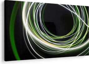 Kép zöld vonalak (90x60 cm)