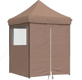 vidaXL Partysátor Barna 200 x 200 x 306 cm Oxford Szövet