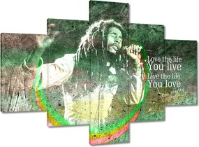 Festmények 100x70 Bob Marley egy koncerten