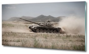 Üvegkép falra Tank a sivatagban osh-85502732