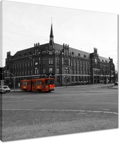 Vászonkép 50x50 Frankfurt Oder villamos