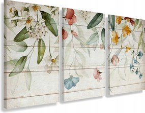 Modern vászonképek a hálószobába Lógó levelek Virágok 90x180