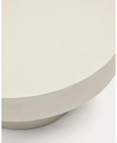 Beton kerek kerti dohányzóasztal ø 66 cm Aiguablava – Kave Home