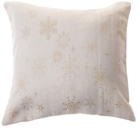 Hópelyhek vízálló karácsonyi párnahuzat mix, 40 x 40 cm