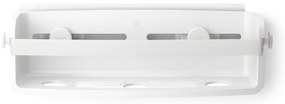 Fehér öntapadós újrahasznosított műanyag fürdőszobai polc Flex Adhesive – Umbra