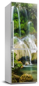 Hűtő matrica Vízesés a dzsungelben FridgeStick-70x190-f-104909030