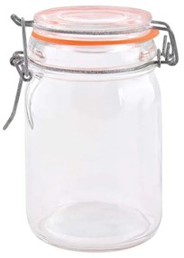 Csatos tároló üveg szett, 6 db-os