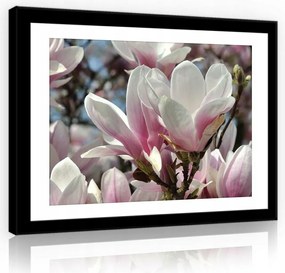 Vászonkép virágok levelek 100x75