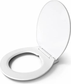 SOFTY WC ülőke, lágy záródású, fehér, műanyag, lecsapódásgátlós