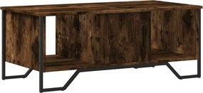 vidaXL füstös tölgy színű szerelt fa dohányzóasztal 100 x 51 x 40 cm