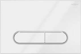 Mexen Fenix 11 öblítőgomb, fényes fehér - 601100