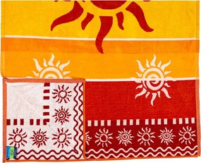 STROMBOLI Strandtörölköző narancs 165x90cm