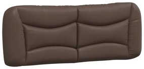 barna műbőr fejtámla párna 140 cm