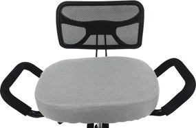 Ergonómikus térdeplőülés, szürkésbarna Taupe/fekete, RUFUS