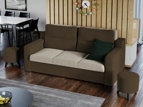 Mexic barna- krém kanapé