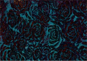 Fotótapéta Sötét rózsák 3D vinil 416x254 Elegancia és színmélység +ragasztó