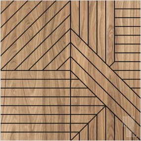 ÁTLÓS DIÓ 60x60 MDF FALPANEL 17MM