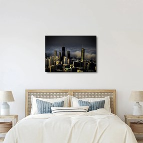 A város képe a felhőkben (70x50 cm)