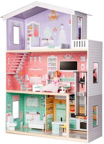 Nagy fa babaház mozgatható lifttel