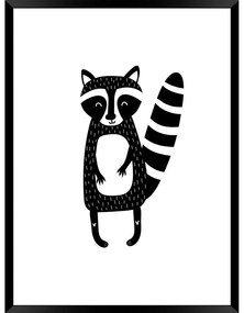 Modernpik Racoon gyerek plakát, 40 x 30 cm - Styler