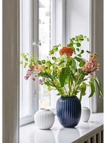 Hammershoi sötétkék agyagkerámia váza, magasság 20 cm - Kähler Design