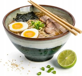 Tál Mély Tészta Leves Ramen 1L Ebéd Tál 20cm