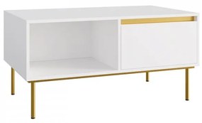 Dohányzóasztal Gelean (fehér + arany) . 1103712