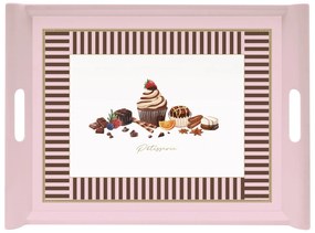 Műanyag konyhai nagy tálca 52x37 cm Sweet Moments