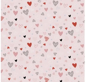 LOVITA babaágynemű-készlet lepedővel, rózsaszín