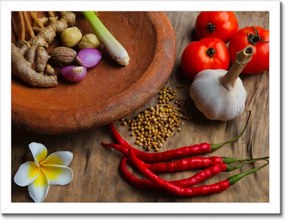 Poszterek keretben 40x30 Konyha Orient Fűszerek