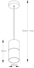 Lucide 74410/01/02 - Csillár zsinóron ZINO 1xE27/60W/230V arany