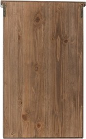 Fekete jegenyefenyő függő tálalószekrény 50x80x14 cm Hazem – Bloomingville