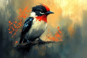 Canvas Vászonkép Színes Madár Természet Állatvilág 120x80